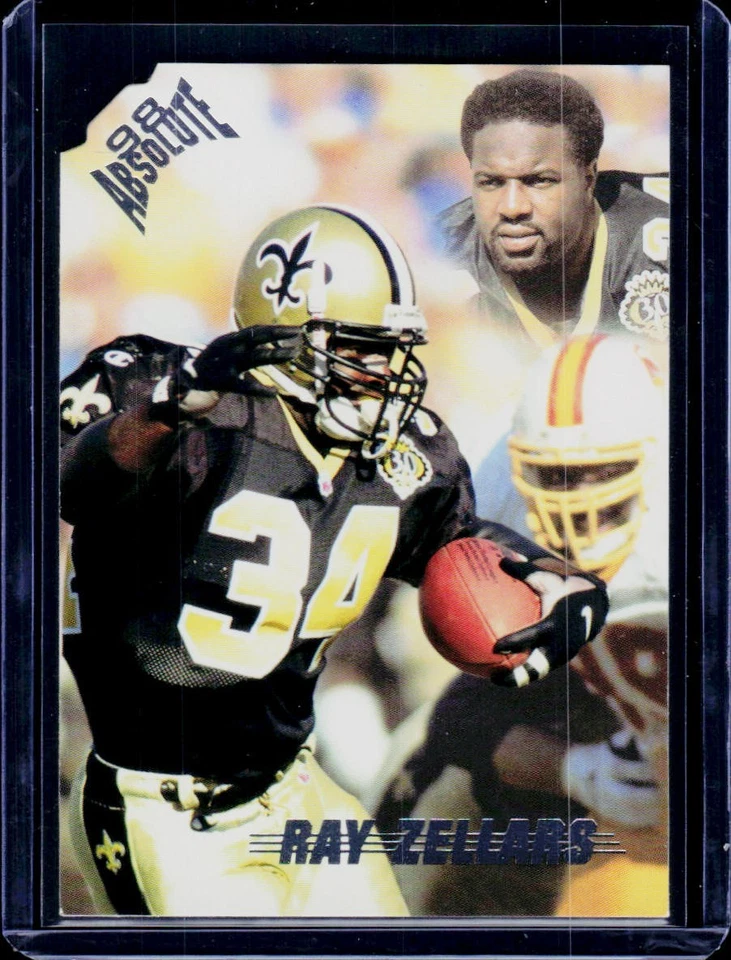 1998 Playoff Absolute Retail #172 Ray Zellars New Orleans Saints - Image 1 of 2