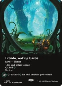 Magic The Gathering English Evendo, Waking Haven (sin fronteras) casi nuevo Foil Edge of Eternities - Imagen 1 de 1