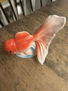 Vintage Noritake Nippon Fantail Porcelain Gold Fish - Picture 1 of 8