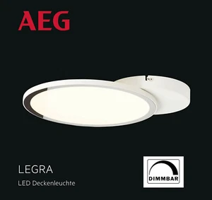 AEG LED Deckenlampe Wohn- Esszimmer Deckenleuchte 25 Watt 1880 lm CCT Dimmbar FB - Bild 1 von 6