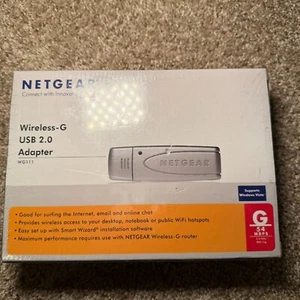 NETGEAR WG111-100US Wireless USB 2.0 Adapter 54 MBPS Window Vista Supported - Picture 1 of 6