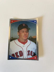 Vintage 80s O Pee Chee Roger Clemens Sticker Silver Foil Boston Red Sox 154 - Picture 1 of 2