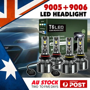 9005(HB3)+9006(HB4) LED Headlight 7200LM Bulb For LEXUS ES300 1992-2005 6000k - Picture 1 of 21