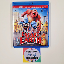 Escape From Planet Earth (3D Blu-ray/DVD 3 Disc Set) VERY GOOD, SEE DESCRIPTION