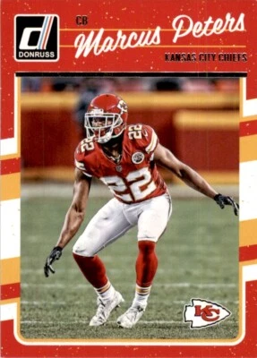 2016 Panini Donruss Marcus Peters Kansas City Chiefs #150 NFL Football Card - Image 1 of 2