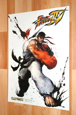 Bionic Commando / Street Fighter IV 4 Xbox 360, PS3, Capcom Very Rare Poster  - Image 1 of 4