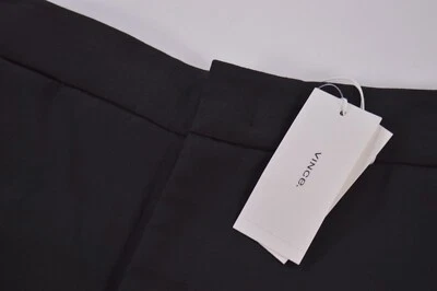 Bermuda Vince nova com etiquetas elegante comprimento tamanho 4 em preto sólido - Imagem 1 de 4