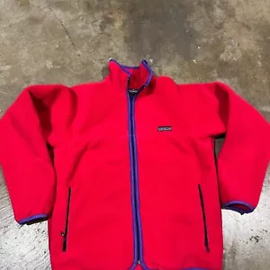 Vintage Patagonia Women's Red and Pink Jacket - Picture 1 of 6