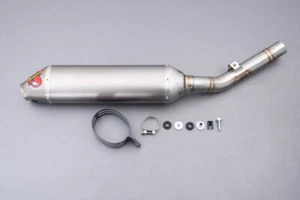 Half Line Exhaust Muffler DBC AKRAPOVIC Titanium Suzuki RMZ 250 2004-2006 - Picture 1 of 4