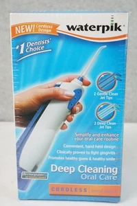 Waterpik WP360W hilo dental inalámbrico de agua - blanco/azul - nuevo - Imagen 1 de 8