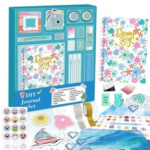 DIY Journal Kit,Gifts for Girls Age of 8 9 10 11 12 13 Years Old,Stationery S... - Picture 1 of 7