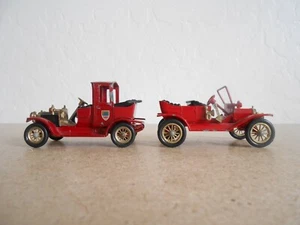 Models of Yesteryear By Lesney 1911 Ford Model T & 1912 Packard Landaulet - Picture 1 of 18