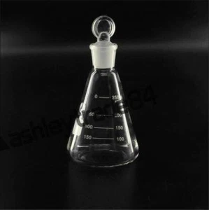 50/100/150/250ML Glass Erlenmeyer Flask Conical Bottle Lab Chemistry Glassware - Picture 1 of 2