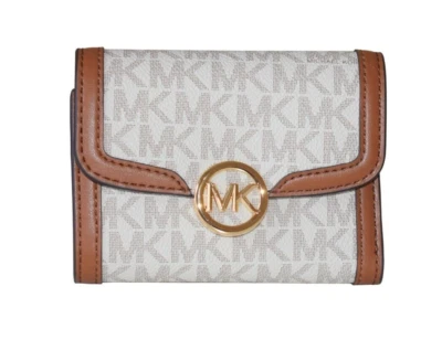 Michael Kors Damen Geldbörse Portemonnaie LEIDA MD BIFOLD WALLET vanilla - Bild 1 von 4