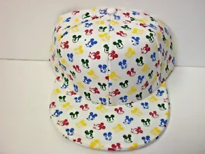 Disney White MICKEY MOUSE Hat Size 7 1/4 $32 Retail NEW - Picture 1 of 1