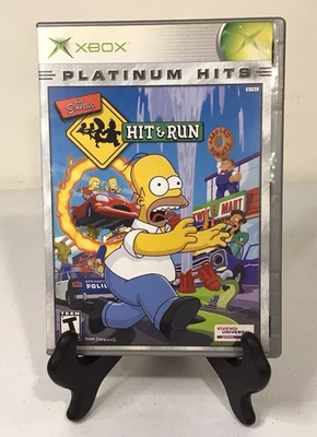 The Simpsons: Hit & Run (Microsoft Xbox, 2004) Complete CIB Platinum Hits Tested - Image 1 of 3