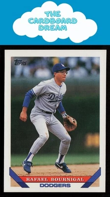 Rafael Bournigal 1993 Topps #651 RC Rookie Los Angeles Dodgers Baseball Card - Image 1 of 2