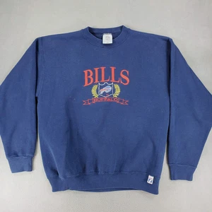 Vintage Buffalo Bills Sweatshirt Herren Gr. L NFL Logo 7 bestickt USA Navy - Bild 1 von 7