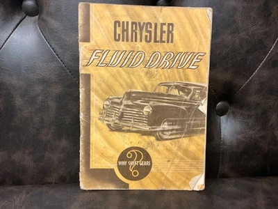 Original 1940 Chrysler Fluid Drive Advertising Booklet - Image 1 of 4