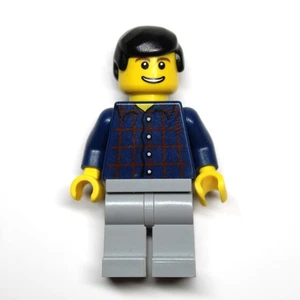 LEGO Minifigure: Plaid Button Shirt (cty0146) - Picture 1 of 2