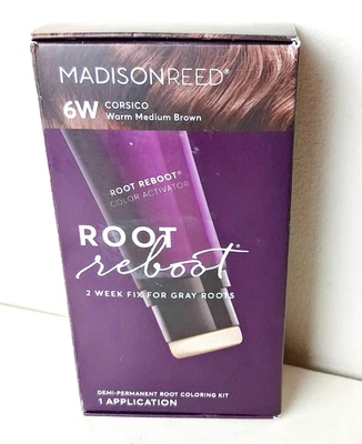 Kit de retoque de color de cabello Madison Reed 6W raíz Córcega marrón medio SELLADO Foto 1 de 4