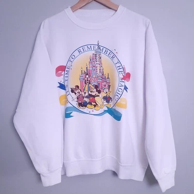 Sudadera Vintage Años 90 Disney World 25 Aniversario Talla XL Time To Remember  Foto 1 de 4