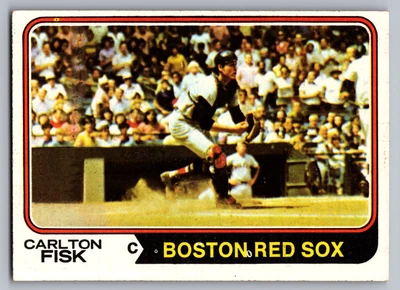 Carlton Fisk Red Sox 1974 Topps #105 Foto 1 de 3