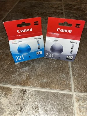 NUEVO 2 PIXMA Cartucho de Tinta Original Canon Azul Cian Azul CLI-8C Negro ChromoLife Foto 1 de 2