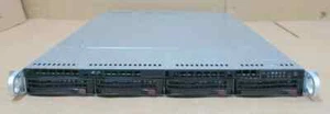 Supermicro CSE-819U X10DRU-i+ 2x E5-2690V3 32GB Ram 4x 3.5" SAS Bay 1U Server - Picture 1 of 3