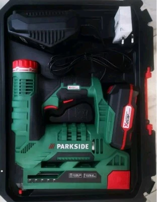 PARKSIDE 20V Akku-Tacker  PAT 20-Li A1 , mit Akku ( 2Ah ) und Ladegerät - Bild 1 von 4