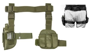 VISM Drop Leg Pistolero Set w/ Pistol Holster Triple Mag Pouch hunt shoot ODG - Picture 1 of 8
