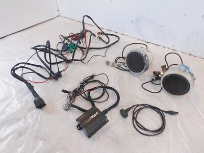 Harley Davidson Softail Dyna Sportster Boss Audio Systems Chrome Speaker System - Image 1 of 4