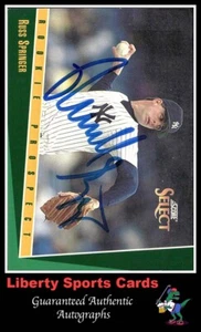 1993 Score Russ Springer #337 Authentic Autographed Card New York Yankees - Picture 1 of 2