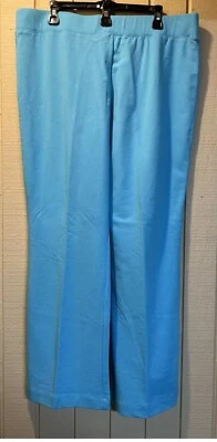 Новый Christine Alexander бирюзовый синий хлопок модальный спандекс Spa Lounge брюки 1 X - Изображение 1 из 4