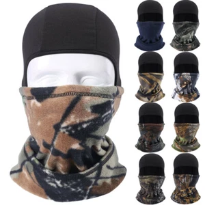 Headwear Balaclava Ski Face Mask Fleece Warm Neck Gaiter Helmet Liner Hood Hats - Picture 1 of 23