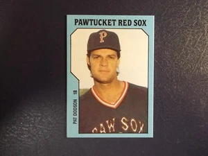 1985 TCMA Baseball Pawtucket Red Sox Pat Dodson Card # 3 - Picture 1 of 2
