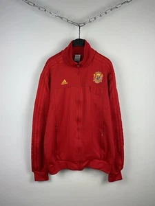 Vintage Adidas Spain National Team Track Jacket Men's XL Football Soccer Top - Picture 1 of 19