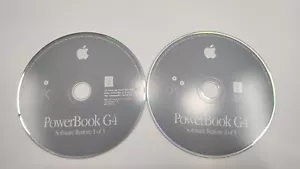 2002 PowerMac G4 Software Restore discs 1 & 2 10.1.4-9.2.2 - 691-3562-A - Picture 1 of 2