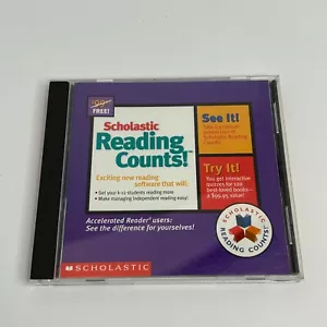 Scholastic Reading Counts Introductory Software Sampler PC CD-ROM Vtg - Picture 1 of 3