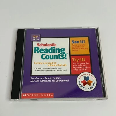 Scholastic Reading Counts Introductory Software Sampler PC CD-ROM Vtg - Image 1 of 3