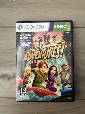 Kinect Adventures (Microsoft Xbox 360) CIB Complete Video Game Tested Working  - Image 1 of 4