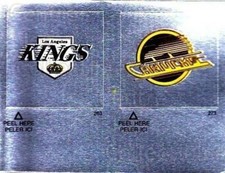 1984-85 O-Pee-Chee Stickers #263-273 Los Angeles Kings, Vancouver Canucks