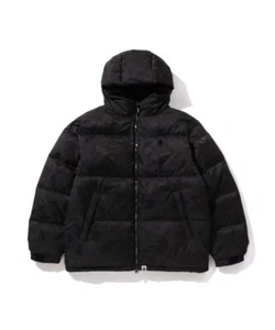 A BATHING APE SOLID CAMO JACQUARD DOWN JACKET Kawada Feather 1K80144001 JAPAN - Picture 1 of 23