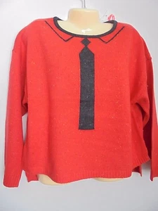 Wildfox Couture DINNER PARTY SWEATER MARINARA  Sz M  NWT - Picture 1 of 4