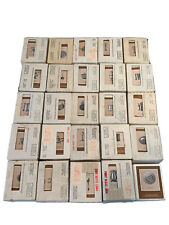 Franklin Mint Lot Of 25 Colonial American Pewter Miniature Collection Brand New