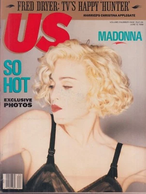 us magazine june 12 1989 madonna fred dryer christina applegate - Image 1 of 2