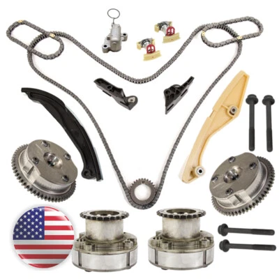 Timing Chain Kit Cam Phaser VVT Fits Ford Lincoln Taurus Transit Explorer F-150 - Image 1 of 4