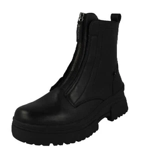 Damen Rieker W0375 Freizeit Synthetisch Warm Gefüttert Reißverschluss Grobe - Bild 1 von 16