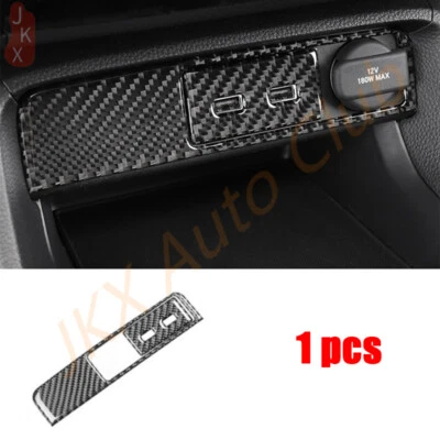 Consola marco encendedor de cigarrillos fibra de carbono real p para Honda Civic 11th 2022-24 Foto 1 de 4