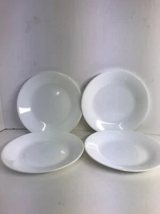 Corelle WINTER FROST WHITE Bread / Dessert/ Salad Plates 6 3/4” Set Of 4 - Picture 1 of 5